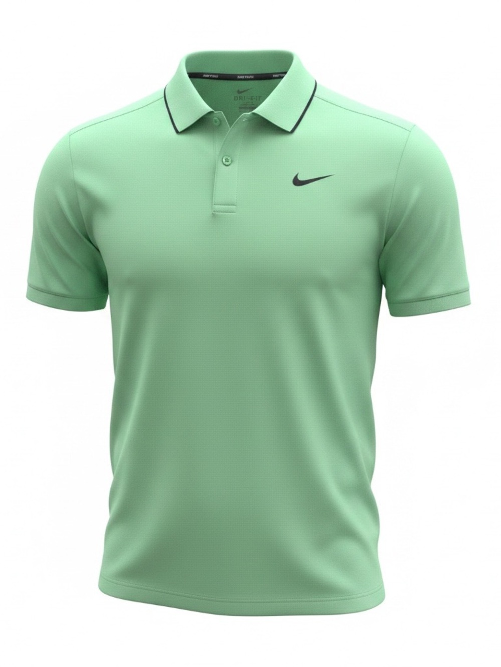 Nike Mint Green Polo with Black Swoosh